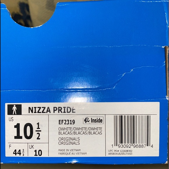 Adidas Nizza Pride 2019 EF2319 NWOB Rainbow various sizes NEW main image 4